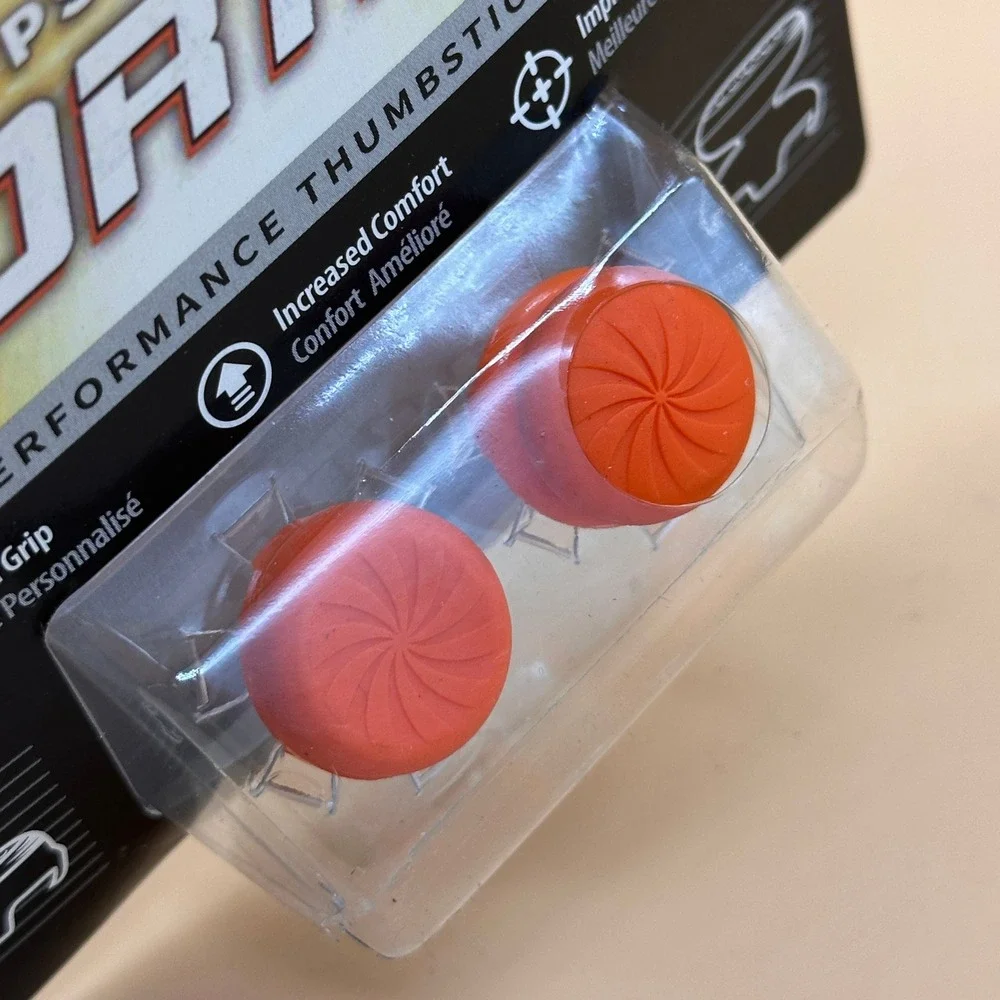 Performance Thumbsticks 1‎ High-Rise, 1 Mid-Rise Orange for PS4/PS5 Controllers